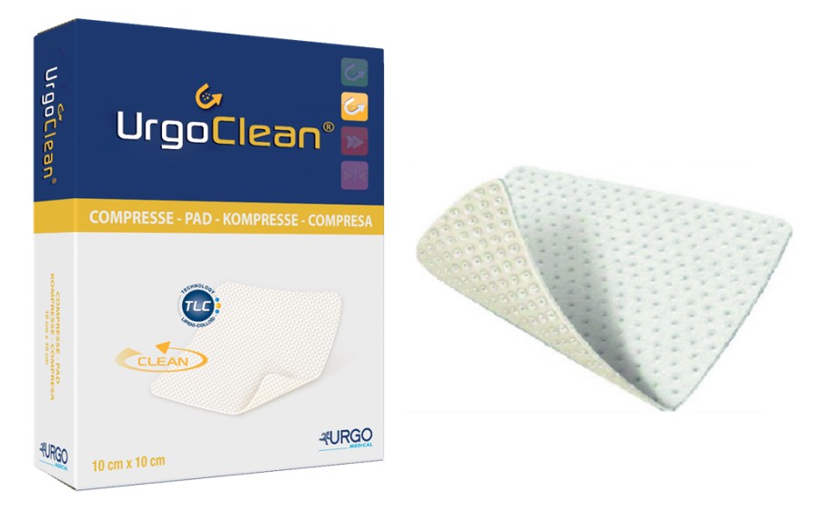 Gạc thấm hút và loại bỏ mảnh hoại tử Urgoclean